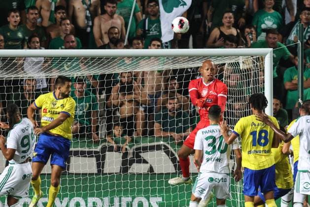 STVV s goalkeeper Leo Kokubo is pictured in action during a soccer game between Cypriot AC Omonia Nicosia and Belgian soccer team Sint-Truidense V.V., Thursday 27 August 2026 in Nicosie, Cyprus, on the return leg of the play-off round for the UEFA Europa League league phase. STVV won the first leg 1-0. BRUNOxFAHY  x184500884x