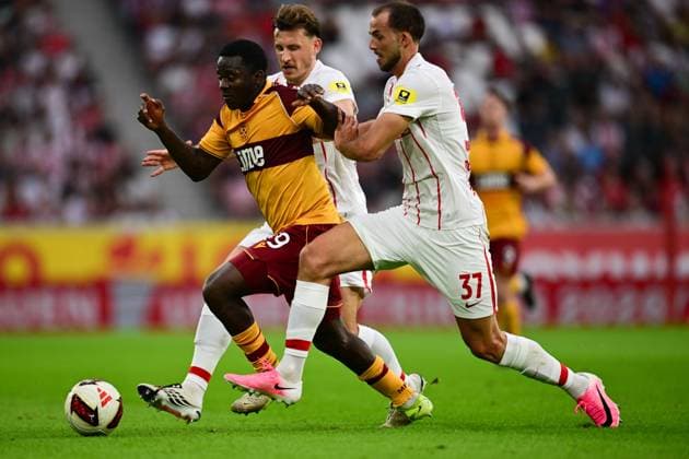 Ibrahim Said of Motherwell Freiburg v Motherwell, UEFA Conference League, Play-Off Round, Second Leg, Football, Europa-Park-Stadion, Freiburg, Germany - 27 Aug 2026Freiburg Europa-Park-Stadion Germany  Copyright: xMaxxKrause Shutterstockx 17118930au