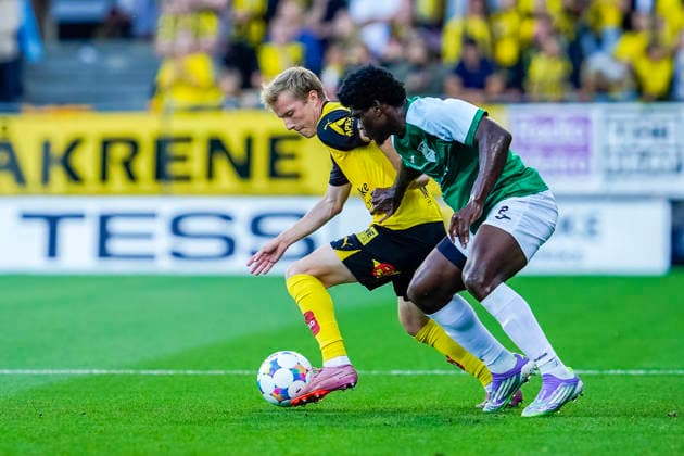 Europa League Qualifiers 2026 Lillestrom vs. Egantia Lillestrom 20260827 Europa League playoff soccer match between Lillestrom and Egantia at Arasen Stadium. Photo by Erik Flaaris Johansen, NTB, Lillestrom, Norway. EDITORIAL USE ONLY. RESTRICTED USE BY BETTING COMPANIES  Copyright: xErikxFlaarisxJohansenx xNTBx