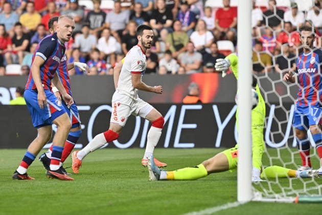 Football, Europa League qualifiers, Viktoria Plzeň v Red Star Belgrade