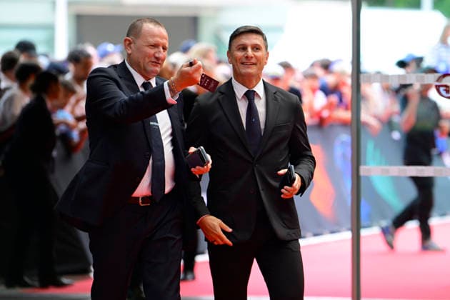 FOOTBALL : Tirage au sort UEFA Champions League - 27 08 2026 - Monaco Javier Zanetti - UEFA Champions League 2026 2027 draw on August 27, 2026 at the Grimaldi Forum in Monaco. MonacoMonaco  Copyright: xWilliamxCannarellax