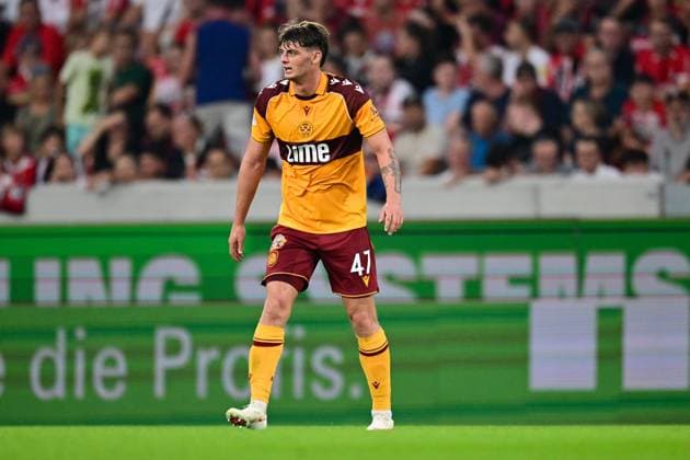 Seb Palmer-Houlden of Motherwell Freiburg v Motherwell, UEFA Conference League, Play-Off Round, Second Leg, Football, Europa-Park-Stadion, Freiburg, Germany - 27 Aug 2026Freiburg Europa-Park-Stadion Germany  Copyright: xMaxxKrause Shutterstockx 17118930cd