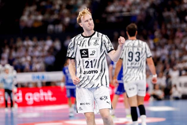 Kiel, August 27, 2026; Handball, 2026-27 Bundesliga 1, THW Kiel vs. TBV Lemgo Lippe; Eric Johansson, THW Kiel, 21