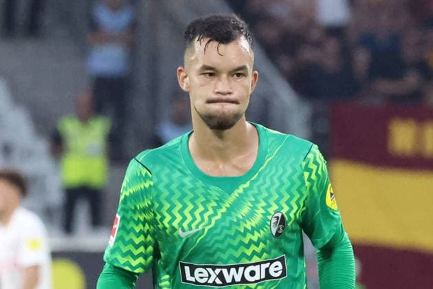 August 27, 2026, xrekx, Soccer Conference League Qualifiers, SC Freiburg vs. FC Motherwell, 1st Half: Mio Backhaus, SC Freiburg looks disappointed, looks downcast, disappointed Freiburg