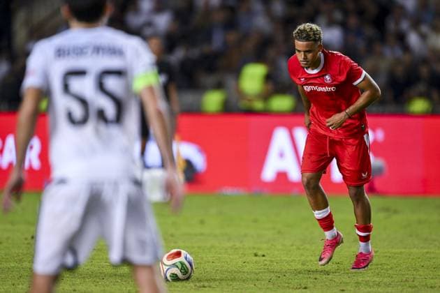 BAKU - Daouda Weidmann of FC Twente during the UEFA Conference League play-off match between Qarabag FK and FC Twente at the Tofiq Bahramov Republican Stadium on 27 August 2026 in Baku, Azerbaijan. ROMAN ISMAILOV ANP xVIxANPxSportx xxANPxIVx 566383865 originalFilename: 566383865.jpg