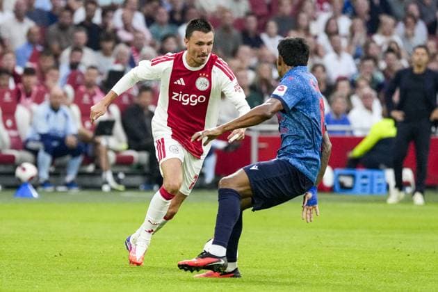 AMSTERDAM , 27-08-2026 , JohanCruijff ArenA , season 2026 2027 , UEFA Conference League play-off football . Match between Ajax and FC Sion, Picture shows Ajax player Steven Berghuis Ajax - Sion  x206095183x Copyright:
