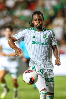 Omonoia s LoÃ¯s Diony is pictured in action during a soccer game between Cypriot AC Omonia Nicosia and Belgian soccer team Sint-Truidense V.V., Thursday 27 August 2026 in Nicosie, Cyprus, on the return leg of the play-off round for the UEFA Europa League league phase. STVV won the first leg 1-0. BRUNOxFAHY  x184506077x
