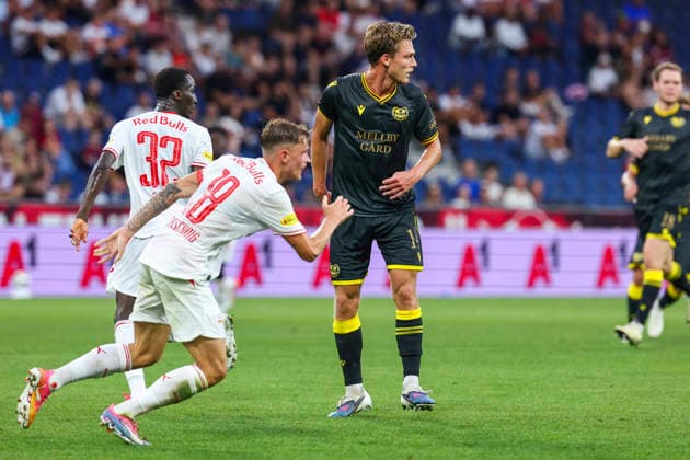SOCCER - UEFA EL, RBS vs Mjaellby SALZBURG,AUSTRIA,27.AUG.26 - SOCCER - UEFA Europa League, play-off, Red Bull Salzburg vs Mjaellby AIF. Image shows Villiam Granath (Mjaellby).  GEPAxpictures xDavidxGeieregger