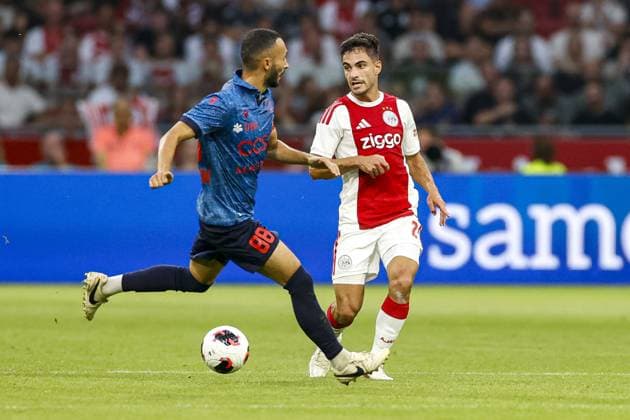 AMSTERDAM , 27-08-2026 , JohanCruijff ArenA , season 2026 2027 , UEFA Conference League play-off football . Match between Ajax and FC Sion, Picture shows Ajax player Lucas Rosa Ajax - Sion  x206095434x Copyright:
