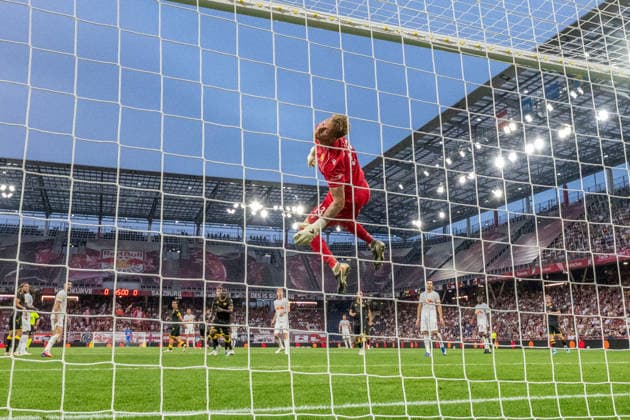 SOCCER - UEFA EL, RBS vs Mjaellby SALZBURG,AUSTRIA,27.AUG.26 - SOCCER - UEFA Europa League, play-off, Red Bull Salzburg vs Mjaellby AIF. Image shows Robin Wallinder (Mjaellby). Keyword: netcam  GEPAxpictures xWolfgangxKofler