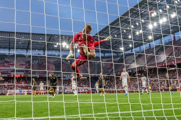 SOCCER - UEFA EL, RBS vs Mjaellby SALZBURG,AUSTRIA,27.AUG.26 - SOCCER - UEFA Europa League, play-off, Red Bull Salzburg vs Mjaellby AIF. Image shows Robin Wallinder (Mjaellby). Keyword: netcam  GEPAxpictures xWolfgangxKofler