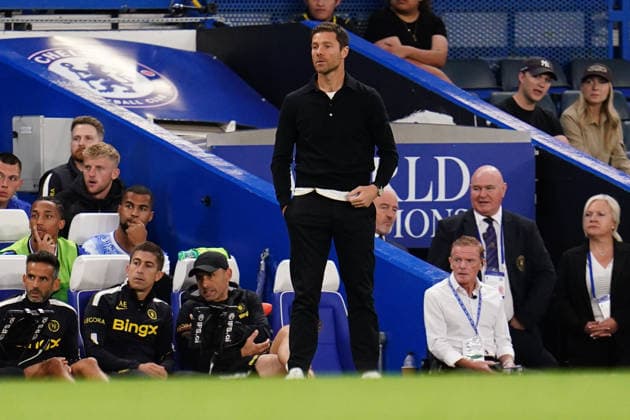 Carabao Cup round 2 Chelsea v Luton Town Xabi Alonso manager of Chelsea during the Carabao Cup round 2 match Chelsea vs Luton Town at Stamford Bridge, London, United Kingdom on 27 August 2026 (Photo by Harvey Murphy News Images) Copyright: xHarveyxMurphy NewsxImagesx