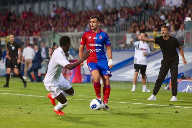 Czestochowa, 27.08.2026 IV RUNDA ELIMINACJI LIGI KONFERENCJI EUROPY PILKA NOZNA MECZ Rakow Czestochowa - Hajduk Split UEFA CONFERENCE LEAGUE FOOTBALL GAME Rakow Czestochowa - Hajduk Split NZ STRATOS SVARNAS FOT. NATANAEL BREWCZYNSKI 400mm.pl NEWSPIX.PL --- newspix.pl 