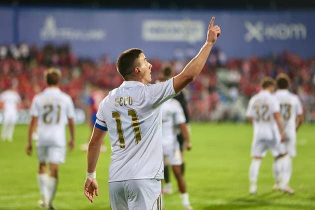 Czestochowa, 27.08.2026 IV RUNDA ELIMINACJI LIGI KONFERENCJI EUROPY PILKA NOZNA MECZ Rakow Czestochowa - Hajduk Split UEFA CONFERENCE LEAGUE FOOTBALL GAME Rakow Czestochowa - Hajduk Split NZ RADOSC BRAMKA GOL MICHELE SEGO FOT. NATANAEL BREWCZYNSKI 400mm.pl NEWSPIX.PL --- newspix.pl 