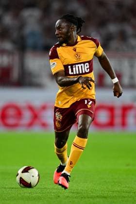 Regan Charles-Cook of Motherwell Freiburg v Motherwell, UEFA Conference League, Play-Off Round, Second Leg, Football, Europa-Park-Stadion, Freiburg, Germany - 27 Aug 2026Freiburg Europa-Park-Stadion Germany  Copyright: xMaxxKrause Shutterstockx 17118930cz
