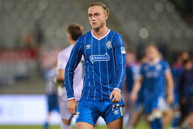 Thelo Aasgaard of Rangers dejected after defeat in penalties Jablonec v Rangers, UEFA Conference League, Play-Off Round, Second Leg, Football, Stadion Strelnice, Jablonec nad Nisou, Czechia - 27 Aug 2026Jablonec nad Nisou Stadion Strelnice Germany  Copyright: xMilanxKammermayer Shutterstockx 17118931ap