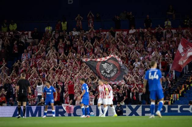 Tromso fans Brighton and Hove Albion v Tromso, UEFA Conference League, Play-Off Round, Second Leg, Football, American Express Community Stadium, Brighton, UK - 27 Aug 2026Brighton American Express Community Stadi United Kingdom  Copyright: xIanxTuttle Shutterstockx 17118944i
