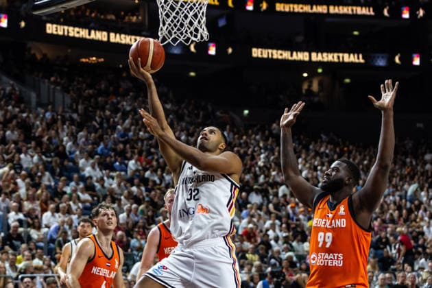 August 27, 2026, GER, FIBA 2027 Basketball World Cup, European Qualifiers, Cologne, Germany vs. Turkey, Johannes Thiemann, Germany, 32, Cologne, LANXESS arena, North Rhine-Westphalia, Germany