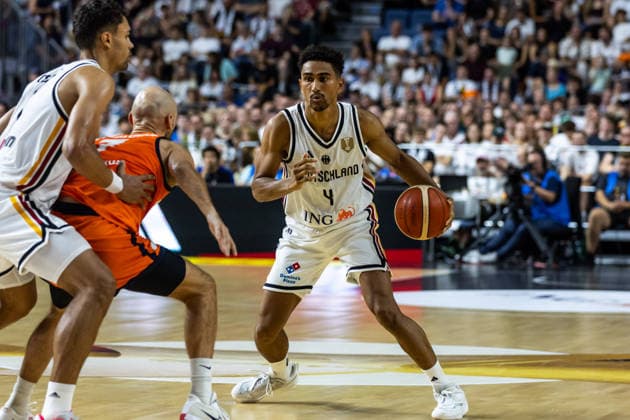 August 27, 2026, GER, FIBA 2027 Basketball World Cup, European Qualifiers, Cologne, Germany vs. Turkey, Maodo Lo, Germany, 4 individual plays, Cologne, LANXESS Arena, North Rhine-Westphalia, Germany