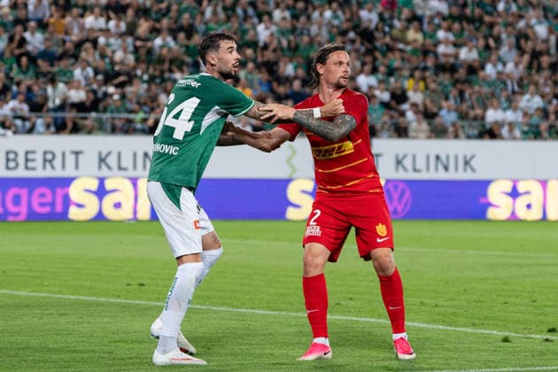Soccer, UEFA Conference League Qualifying Round: FC St. Gallen 1879 vs. FC Nordsjaelland, Thursday, August 27, 2026, Berit Sitter Stadium, St. Gallen, Switzerland, Mihailo Stevanovic, Mihailo Stevanovic 64, FC St. Gallen, Peter Ankersen 2, FC Nordsjælland Copyright: xValentinxDomgjonix