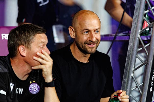 VIENNA, AUSTRIA - 27 AUGUST 2026: Image shows Head Coach Helm Stephan (Austria Wien) during UEFA Conference League 2026 27 Play-off Round, Second Leg: FK Austria Wien vs SC Braga at Franz-Horr-Stadion on 27 08 2026 in Vienna, Austria. Austria Copyright: xFröhlichxPascalx