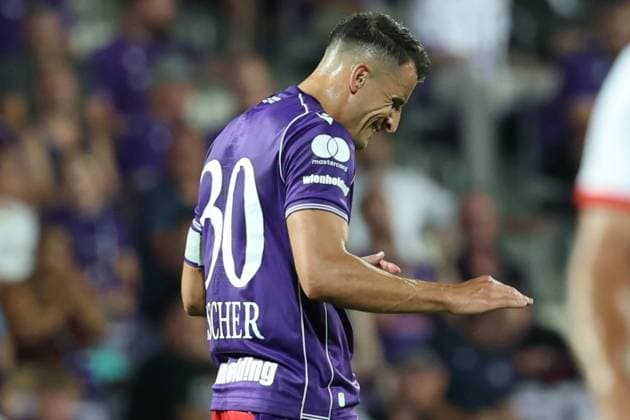27.August.2026 - SOCCER - 2026 27 UEFA Conference League Play-offs, 2nd Leg, FK Austria Wien vs Sporting Braga Manfred Fischer (Austria Wien) shows disappointment during the match Vienna Franz-Horr-Stadion (Generali-Arena) Vienna Austria Copyright: xYigitxOermex xPsxImagesxYigitxOermex xPsxImagesx