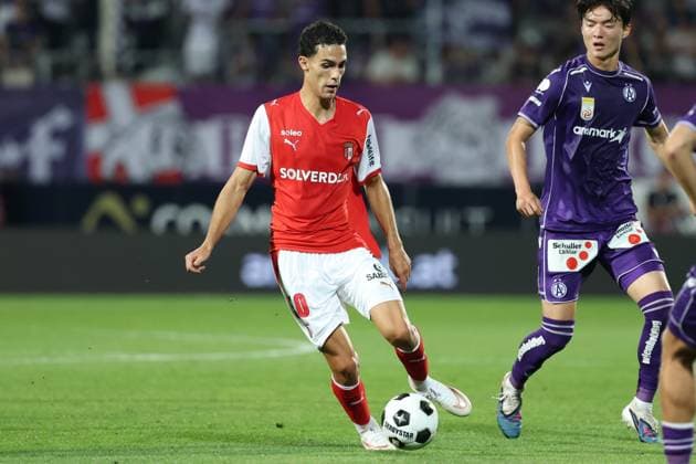 27.August.2026 - SOCCER - 2026 27 UEFA Conference League Play-offs, 2nd Leg, FK Austria Wien vs Sporting Braga Diego Rodrigues (SC Braga) is in action Vienna Franz-Horr-Stadion (Generali-Arena) Vienna Austria Copyright: xYigitxOermex xPsxImagesxYigitxOermex xPsxImagesx