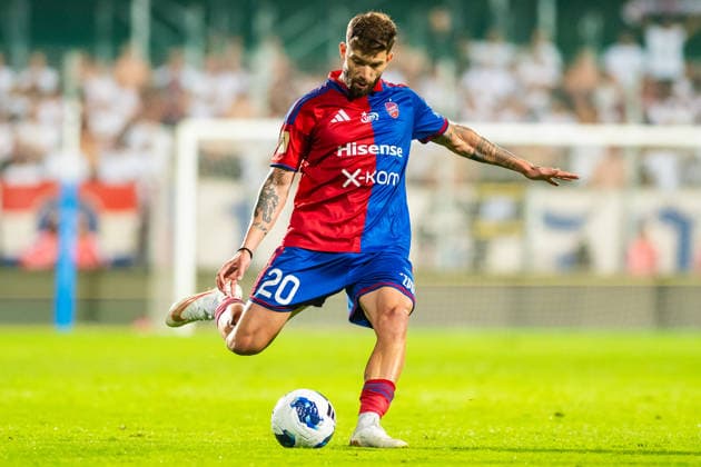 Jean Carlos Silva seen during the UEFA Conference League 2026 27 Play Off Round Second Leg match between teams of Rakow Czestochowa and Hajduk Split (Gleb Soboliev Ball Raw Images) Czestochowa Miejski Stadion PiÅ‚karski Rakow Poland Copyright: xGlebxSobolievx glebsoboliev_RAKvHAJ_103