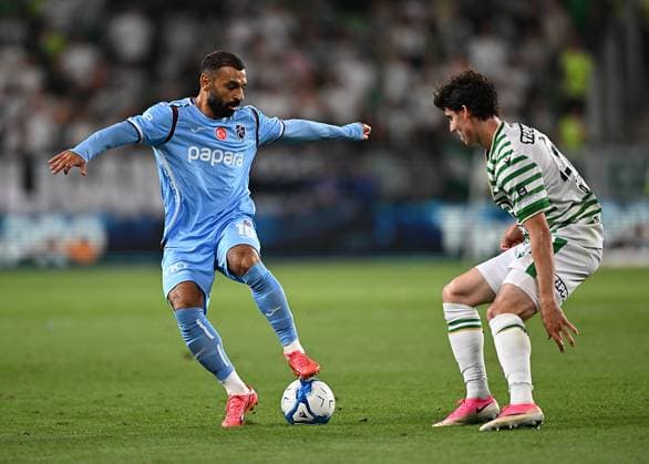 Ferencvaros v Trabzonspor - UEFA Europa League BUDAPEST, HUNGARY - AUGUST 27: Trabzonspor player Mohamed Salah in action during the UEFA Europa League play-off second-leg match between Ferencvaros and Trabzonspor at Groupama Stadium in Budapest, Hungary on August 27, 2026. Hakan Burak Altunoz Anadolu Budapest Hungary. Editorial use only. Please get in touch for any other usage.  Copyright: x2026xAnadoluxHakanxBurakxAltunozx