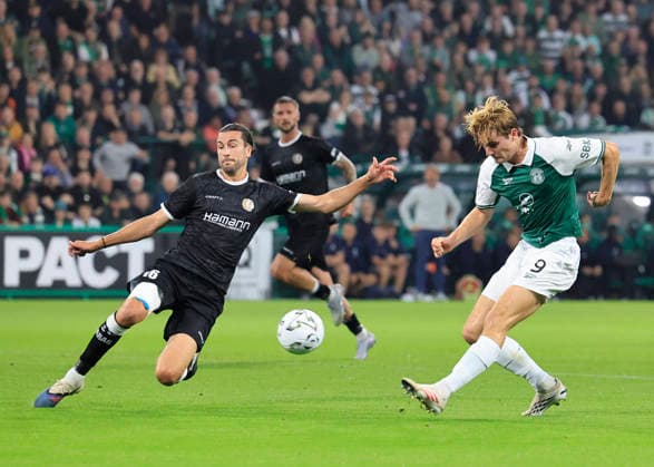 Football, ECL Qualifiers, Hibernian Edinburgh v KAA Gent