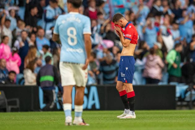 ESP RC Celta vs. CA Osasuna LaLiga EA Sports Raúl García during the LaLiga EA Sports match between RC Celta and CA Osasuna on August 27, 2026, played at ABANCA Balaidos Stadium, Spain Copyright: xLuisxLorenzox
