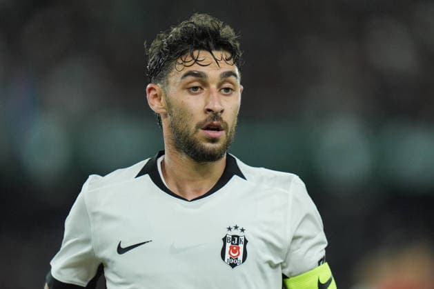 Kauno Zalgiris v Besiktas - UEFA Europa League KAUNAS, LITHUANIA - AUGUST 27: Kartal Kayra Yilmaz of Besiktas looks on during the UEFA Europa League play-off second-leg match between Kauno Zalgiris and Besiktas at Dariaus ir Gireno Stadium in Kaunas, Lithuania on August 27, 2026. Cemal Yurttas Anadolu Kaunas Lithuania. Editorial use only. Please get in touch for any other usage.  Copyright: x2026xAnadoluxCemalxYurttasx