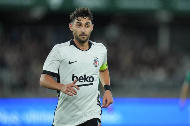 Kauno Zalgiris v Besiktas - UEFA Europa League KAUNAS, LITHUANIA - AUGUST 27: Kartal Kayra Yilmaz of Besiktas looks on during the UEFA Europa League play-off second-leg match between Kauno Zalgiris and Besiktas at Dariaus ir Gireno Stadium in Kaunas, Lithuania on August 27, 2026. Cemal Yurttas Anadolu Kaunas Lithuania. Editorial use only. Please get in touch for any other usage.  Copyright: x2026xAnadoluxCemalxYurttasx