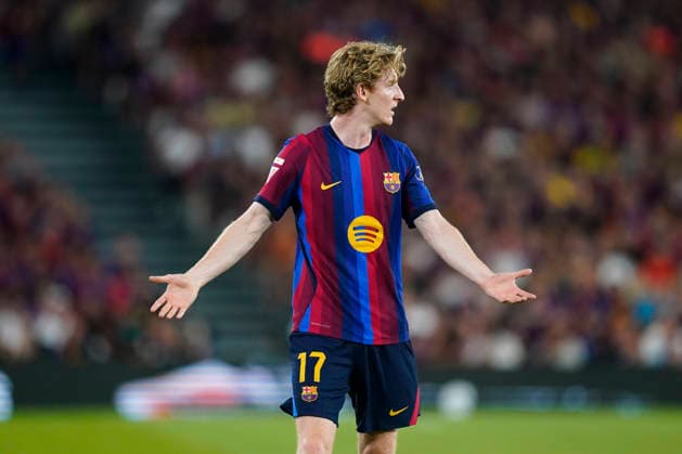 ESP: FC Barcelona, Barca - Athletic Club. La Liga EA Sports. Matchday 1. Anthony Gordon of FC Barcelona during the La Liga EA Sports match between FC Barcelona and Athletic Club de Bilbao played at Spotify Camp Nou Stadium on 27 Aug 2026 in Barcelona, Spain. kpng Copyright: xSergioxRuizx xPRESSINPHOTOx PS_2627_BAR_ATH_013