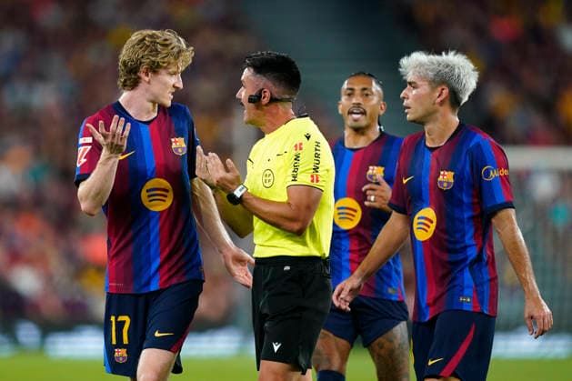 ESP: FC Barcelona, Barca - Athletic Club. La Liga EA Sports. Matchday 1. Anthony Gordon of FC Barcelona during the La Liga EA Sports match between FC Barcelona and Athletic Club de Bilbao played at Spotify Camp Nou Stadium on 27 Aug 2026 in Barcelona, Spain. kpng Copyright: xSergioxRuizx xPRESSINPHOTOx PS_2627_BAR_ATH_014