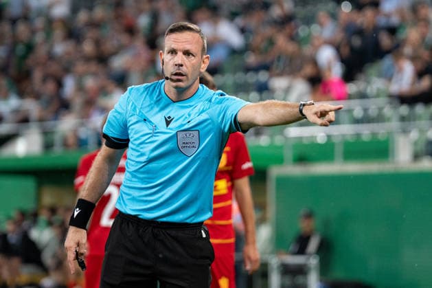 Soccer, UEFA Conference League Qualifying Round: FC St. Gallen 1879 vs. FC Nordsjaelland, Thursday, August 27, 2026, Berit Sitter Stadium, St. Gallen, Switzerland; Referee: Orel Grinfeeld Copyright: xValentinxDomgjonix