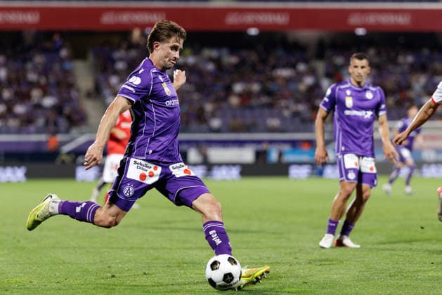 SOCCER - UEFA ECL, A.Wien vs Braga VIENNA,AUSTRIA,27.AUG.26 - SOCCER - UEFA Conference League, play-off, FK Austria Wien vs Sporting Braga. Image shows Reinhold Ranftl (A.Wien).  GEPAxpictures xArminxRauthner