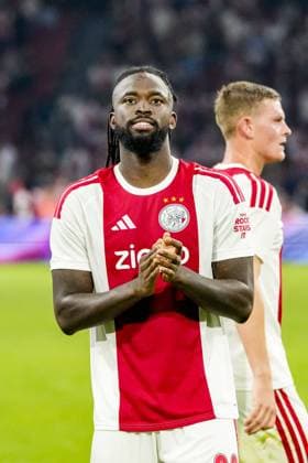 AMSTERDAM , 27-08-2026 , JohanCruijff ArenA , season 2026 2027 , UEFA Conference League play-off football . Match between Ajax and FC Sion, Picture shows Ajax player Toluwalase Arokodare Ajax - Sion  x206097970x Copyright: