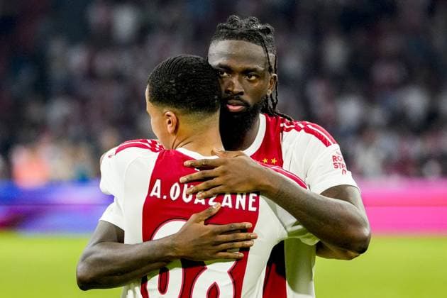 AMSTERDAM , 27-08-2026 , JohanCruijff ArenA , season 2026 2027 , UEFA Conference League play-off football . Match between Ajax and FC Sion, Picture shows Ajax player Toluwalase Arokodare Ajax - Sion  x206097972x Copyright: