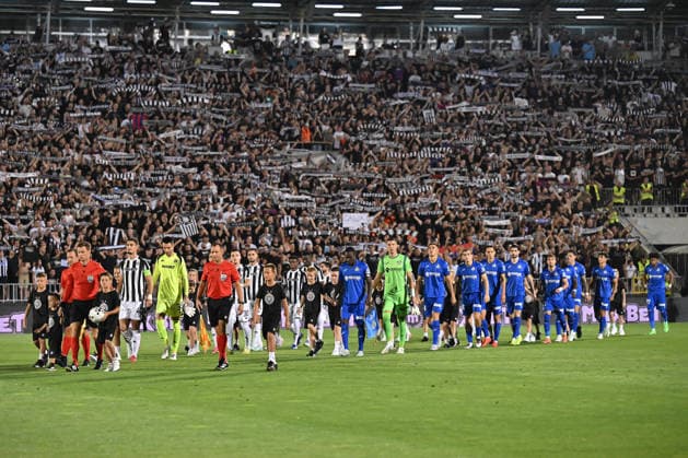 PARTIZAN vs GETAFE SUPPORTERS football Partizan vs Gefafe UEFA Conference League qualifications match at Partizan stadium, Belgrade 27.08.2026 Foto: FOOTBALL, UEFA CONFERENCE LEAGUE QUALIFICATIONS, PARTIZAN, GETAFE Belgrade Partizan stadium Serbia Copyright: xMarkoxMetlas xMNxPressx