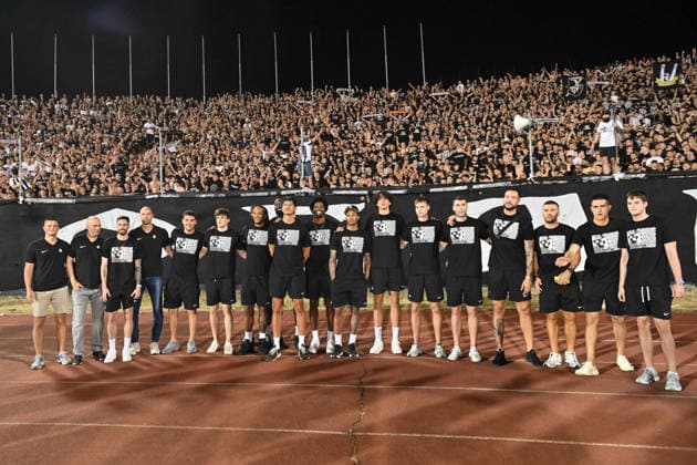 PARTIZAN vs GETAFE Basketball team Partizan football Partizan vs Gefafe UEFA Conference League qualifications match at Partizan stadium, Belgrade 27.08.2026 Foto: FOOTBALL, UEFA CONFERENCE LEAGUE QUALIFICATIONS, PARTIZAN, GETAFE Belgrade Partizan stadium Serbia Copyright: xMarkoxMetlas xMNxPressx