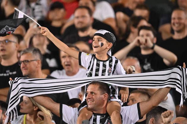 PARTIZAN vs GETAFE SUPPORTERS football Partizan vs Gefafe UEFA Conference League qualifications match at Partizan stadium, Belgrade 27.08.2026 Foto: FOOTBALL, UEFA CONFERENCE LEAGUE QUALIFICATIONS, PARTIZAN, GETAFE Belgrade Partizan stadium Serbia Copyright: xMarkoxMetlas xMNxPressx