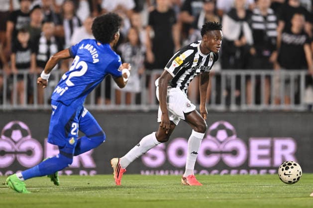 PARTIZAN vs GETAFE DEMBA SECK Demba Sek football Partizan vs Gefafe UEFA Conference League qualifications match at Partizan stadium, Belgrade 27.08.2026 Foto: FOOTBALL, UEFA CONFERENCE LEAGUE QUALIFICATIONS, PARTIZAN, GETAFE Belgrade Partizan stadium Serbia Copyright: xMarkoxMetlas xMNxPressx