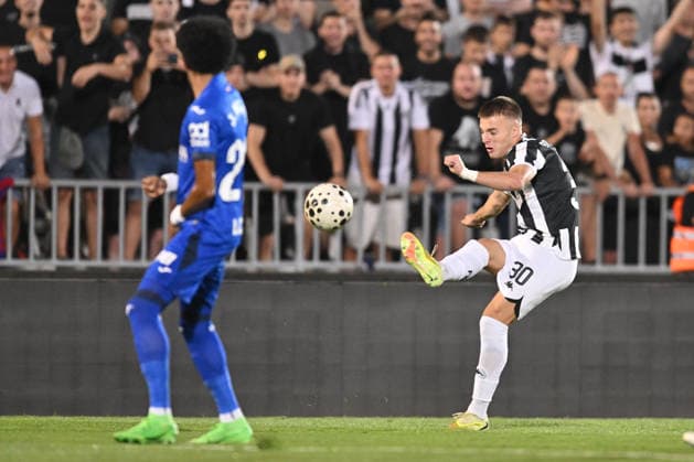 PARTIZAN vs GETAFE MILAN ROGANOVIC football Partizan vs Gefafe UEFA Conference League qualifications match at Partizan stadium, Belgrade 27.08.2026 Foto: FOOTBALL, UEFA CONFERENCE LEAGUE QUALIFICATIONS, PARTIZAN, GETAFE Belgrade Partizan stadium Serbia Copyright: xMarkoxMetlas xMNxPressx