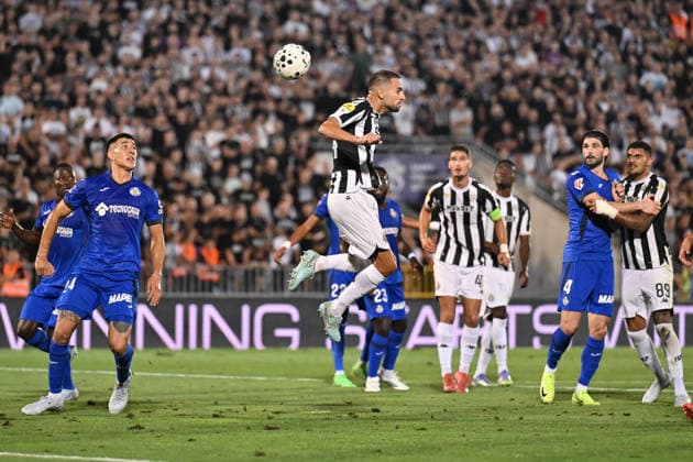 PARTIZAN vs GETAFE STEFAN MILIC football Partizan vs Gefafe UEFA Conference League qualifications match at Partizan stadium, Belgrade 27.08.2026 Foto: FOOTBALL, UEFA CONFERENCE LEAGUE QUALIFICATIONS, PARTIZAN, GETAFE Belgrade Partizan stadium Serbia Copyright: xMarkoxMetlas xMNxPressx