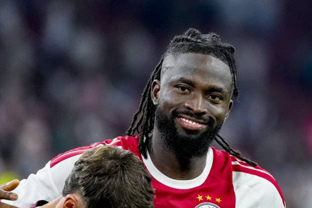 AMSTERDAM , 27-08-2026 , JohanCruijff ArenA , season 2026 2027 , UEFA Conference League play-off football . Match between Ajax and FC Sion, Picture shows Ajax player Toluwalase Arokodare Ajax - Sion  x206098195x Copyright:
