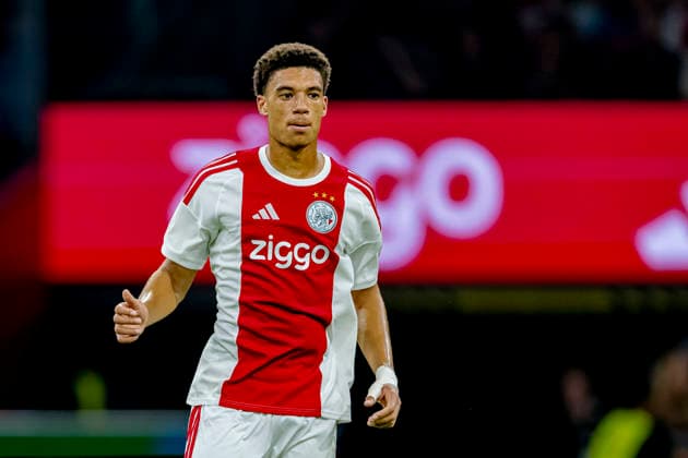 AMSTERDAM: AFC Ajax Amsterdam defender Aaron Bouwman during the UEFA Conference League at the Johan Cruijff ArenA on August 27, 2026, in Amsterdam, the Netherlands. Photo by DeFodi Images