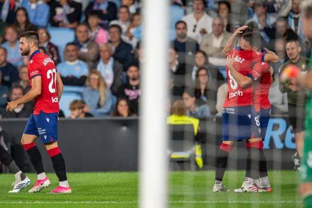 ESP LaLiga EA Sports RC Celta Vigo vs. Club Atlético Osasuna: Kike Barja of Osasuna scores a goal and celebrates during the LaLiga EA Sports match between RC Celta Vigo and CA Osasuna, played at Abanca Balaidos Stadium in Vigo, Pontevedra, on August 27, 2026, in Spain. Spanish Soccer Copyright: xAgenciaxLOFx