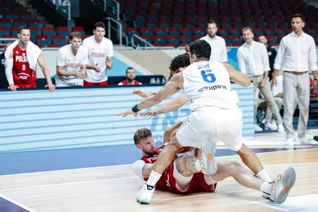 Ryga 27.08.2026 KOSZYKOWKA KOSZKADRA REPREZENTACJA POLSKI MECZ IZRAEL - POLSKA ELIMINACJE MISTRZOSTW SWIATA 2027 - - - MEN BASKETBALL POLISH national team, Nationalteam WORLD CUP SERIES QUALIFIERS GAME ISRAEL - POLAND NZ Aleksander Balcerowski , FOT. WOJCIECH FIGURSKI 058SPORT.PL NEWSPIX.PL --- newspix.pl  FOT. WOJCIECH FIGURSKI 058SPOR