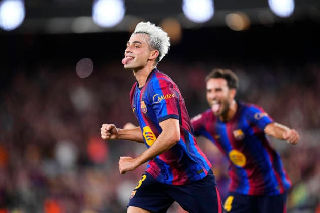 FC Barcelona, Barca v Athletic Club - LaLiga EA Sports 2026 27 Pedri central midfield of Barcelona and Spain celebrates after scoring his sides first goal that was after disallowed by VAR revision during the La Liga EA Sports 2026 27 match between FC Barcelona and Athletic Club at Spotify Camp Nou on August 27, 2026 in Barcelona, Spain. Barcelona Spain  Copyright: xJosexBretonx originalFilename:bretonhernandez-fcbarcel260827_npncL.jpg